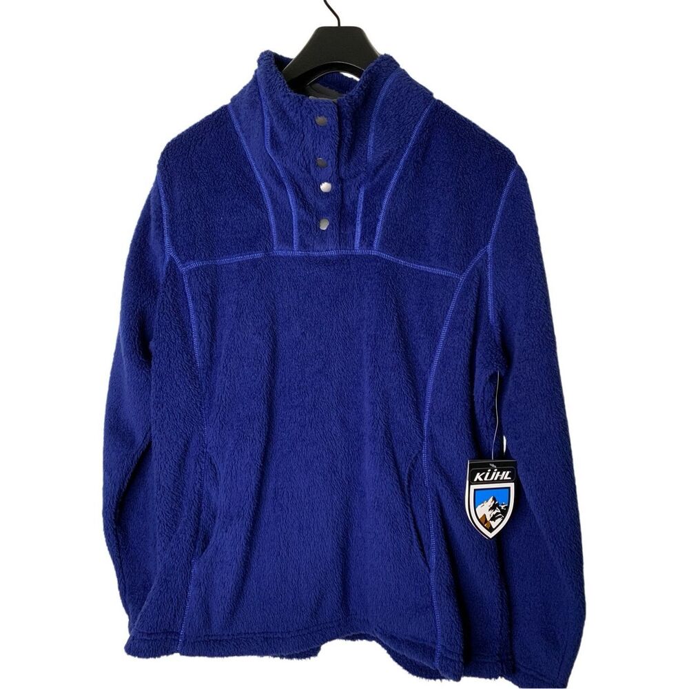 KUHL Avalon Fleece blue cobalt women's size XL